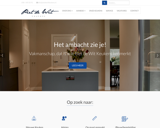 Piet de Wit Keukens Logo