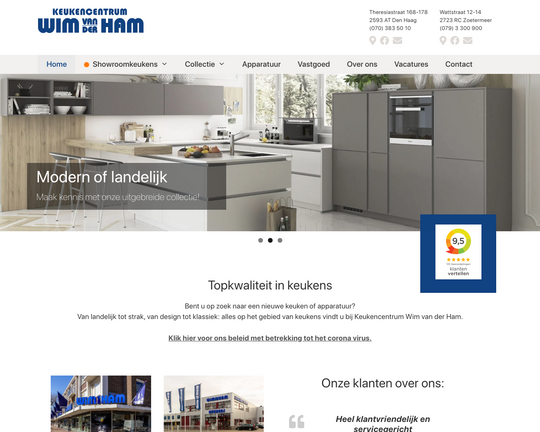 Wim van der Ham Keukens Logo
